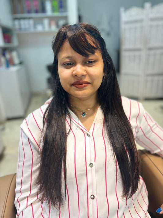 Human Hair Front Fringe