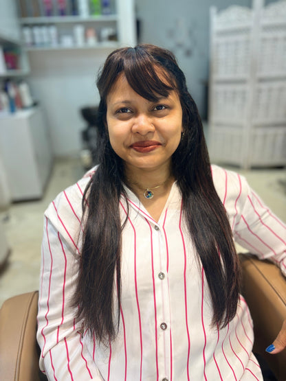 Human Hair Front Fringe