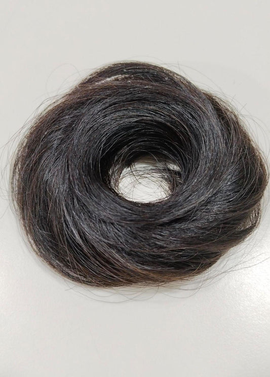 Human Hair Scrunchie Bun