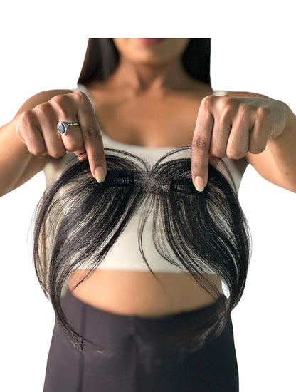 Clip In Hair Line Curtain Bangs